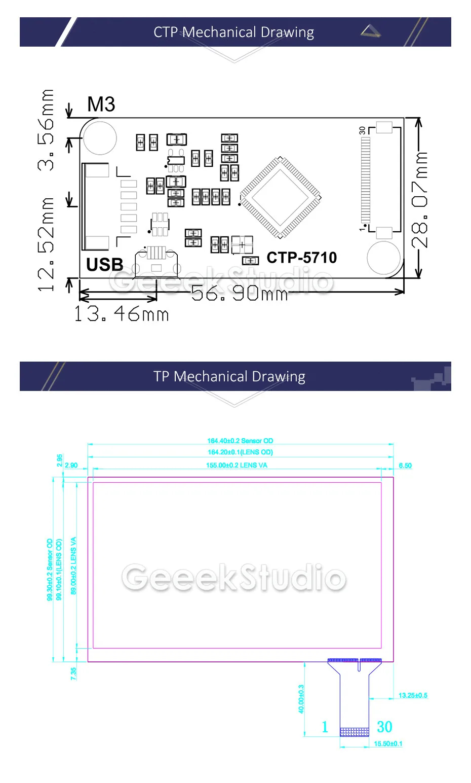 7 дюймов 1024*600 емкостный сенсорный экран монитора для Raspberry Pi 4B All Platfom/PC/BeagleBone черный вилка драйвера