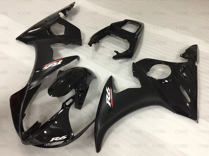 Пластиковые обтекатели для YAMAHA YZFR6 2003 - 2005 YZF R6 03 04 матовый черный корпус 05