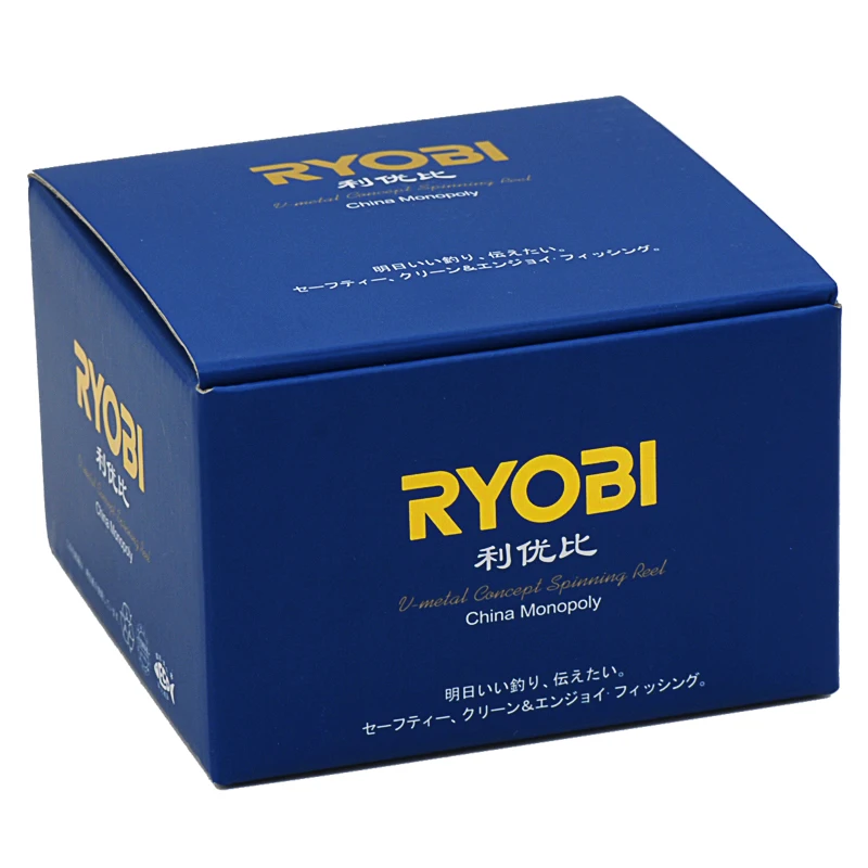 100% RYOBI NAVIGATOR 7BB 1500-6500 Size 5.1:1 5.0:1 Spinning Fishing Reel Carretilha Para Pesca Coil Carretilhas De Pescar Reels