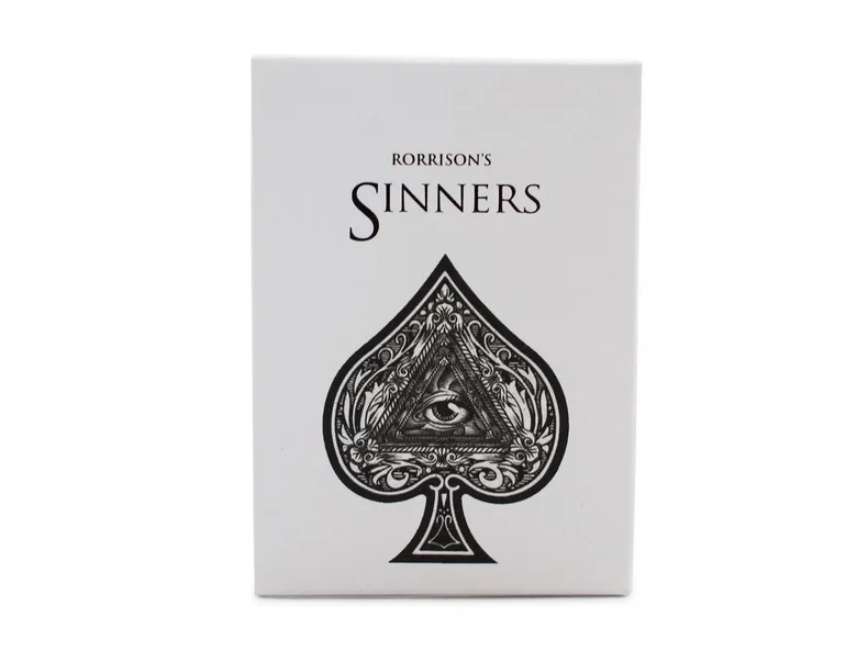 1 шт., RORRISON'S SINNERS, игральные карты, размер покера, колода, USPCC, на заказ, ограниченная серия, новые Запечатанные магические реквизиты, магические палубные трюки