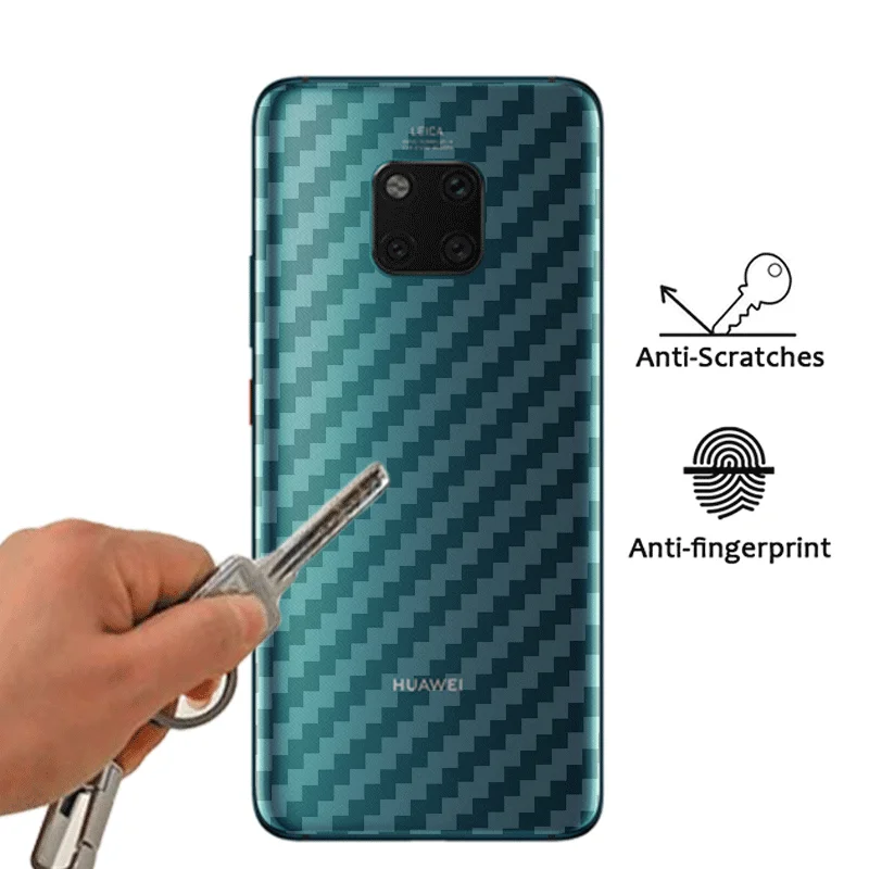 5 шт. для Huawei Mate 20 Pro прочная 3D защитная пленка из углеродного волокна с защитой от