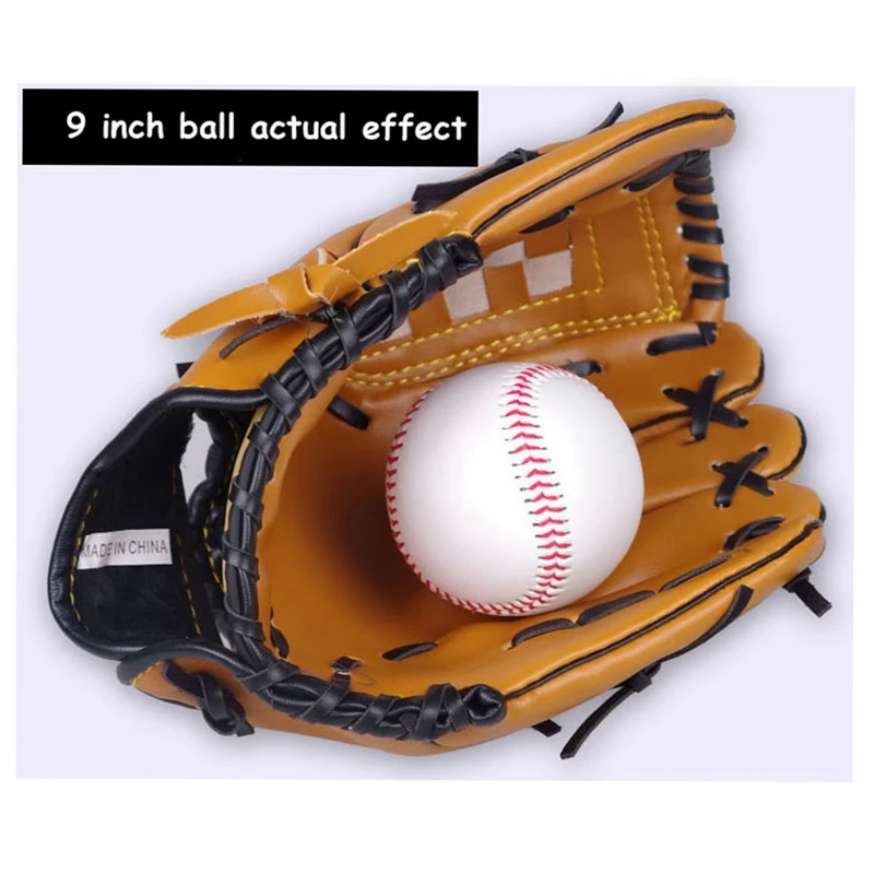 Белый бейсбольный мяч тренировочный ПВХ Софтбол Ручное шитье командная игра 9 дюймов 7,3 см