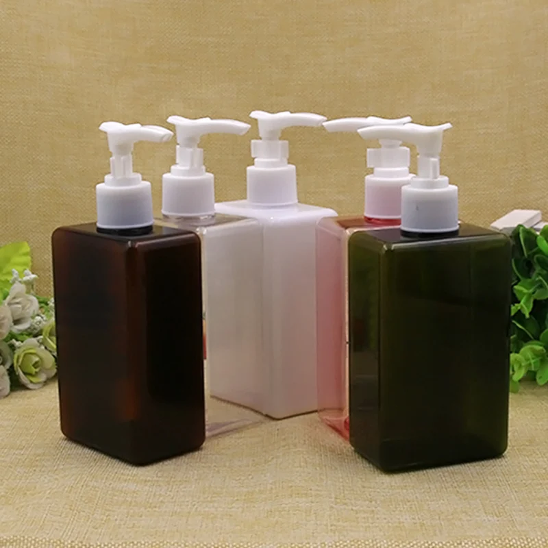 Download Press Screw Cap Bottle,24pcs 300ml Plastic Cosmetic ... Yellowimages Mockups