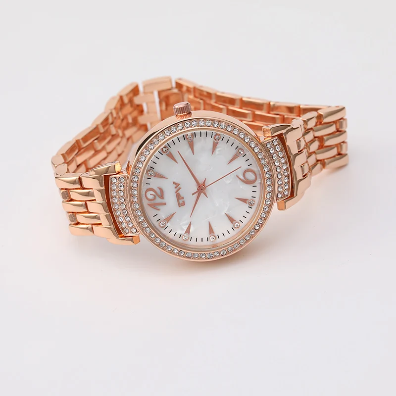 Hot Sale Fashion Stainless Steel Rose Gold & Silver Band Quartz Watch Luxury Women Rhinestone Watches Valentine Gift Hot Sale Fashion Stainless Steel Rose Gold & Silver Band Quartz Watch Luxury Women Rhinestone Watches Valentine Gift