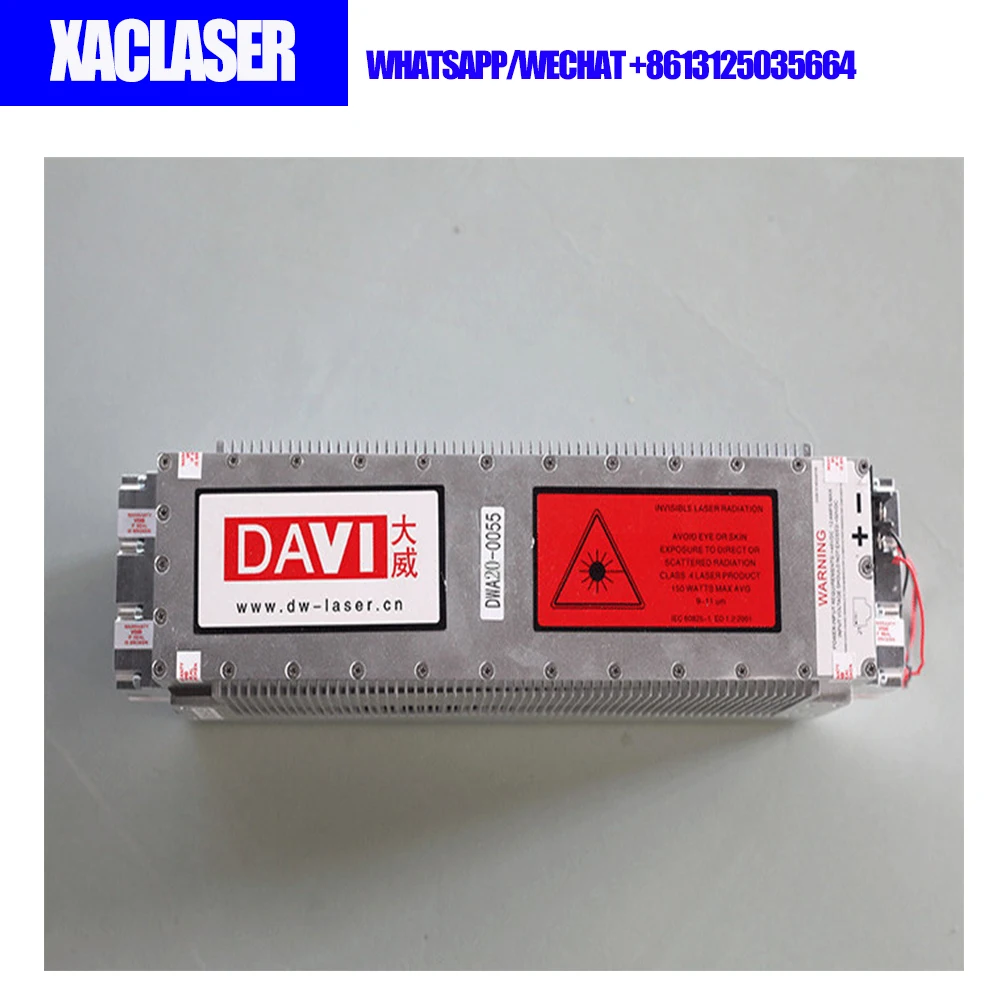Высококачественная лазерная металлическая трубка cnc DAVI RF CO2 30 Вт|Углекислотные