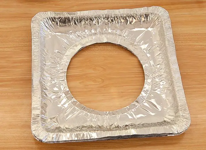 10 шт./компл. газовая защита анти-масляная Подушка легко чистить Алюминий F масляная подушка Высокое Температура устойчивый Кухня расходные материалы - Цвет: Square