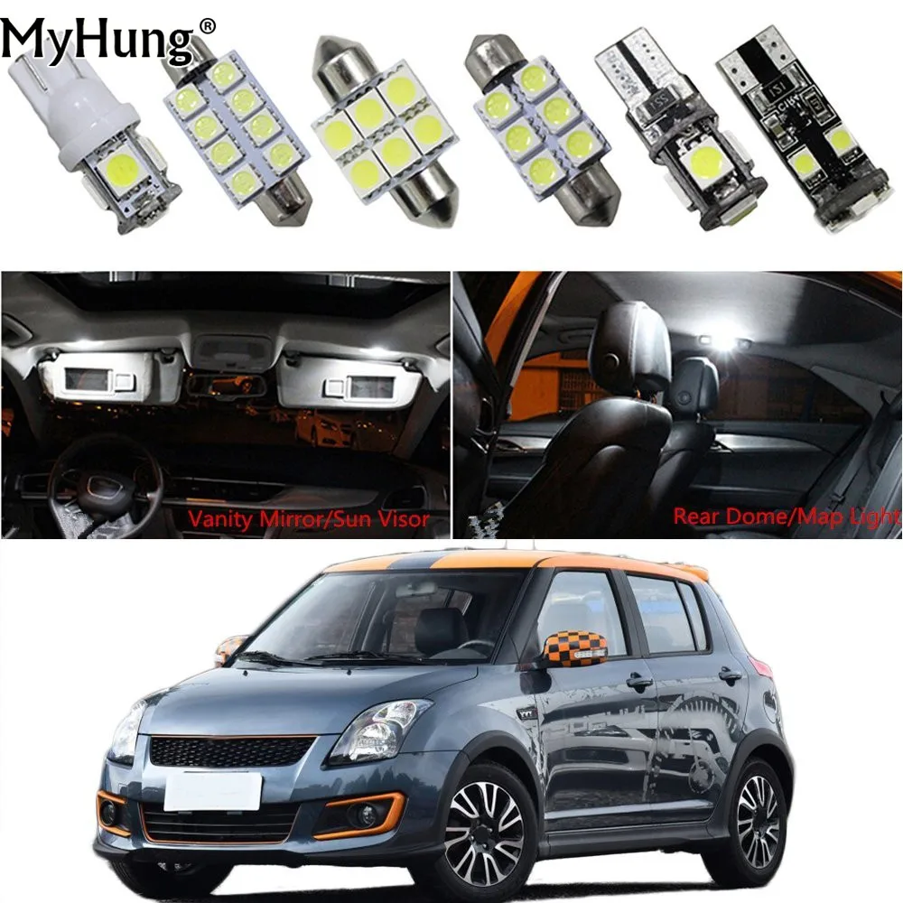 3 шт. Автомобильные светодиодные лампы для SUZUKI SWIFT Jimny Alto Celerio|style light|style lampstyle map |