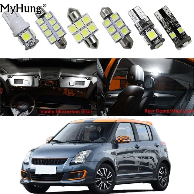 For SUZUKI SWIFT Jimny Alto Celerio Car Led Headlight Replacement Bulbs