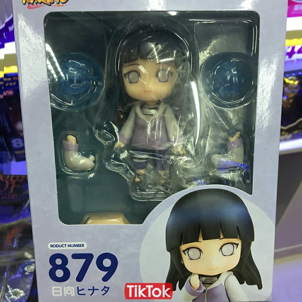Nendoroid Naruto Shippuden Hinata Hyuga 879 мультяшная игрушка фигурка Модель Кукла подарок