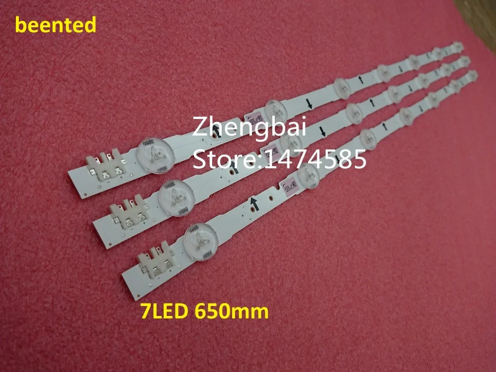 Комплект одежды из 3 предметов 7 светодиодный 650 мм светодиодный подсветка полосы для samsung UE32H4000 D4GE-320DC0-R3 2014SVS32HD 3228 BN96-35208A 30448A
