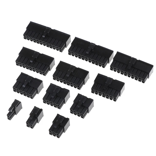 Special Offers 10pcs/lot Black Automotive Wiring Harness Connector Male 2 - 24 Pin For PC/computer Graphics Card PCI-E Power 5557-R 5557 4.2 Mm Special Offers 10pcs/lot Black Automotive Wiring Harness Connector Male 2 - 24 Pin For PC/computer Graphics Card PCI-E Power 5557-R 5557 4.2 Mm