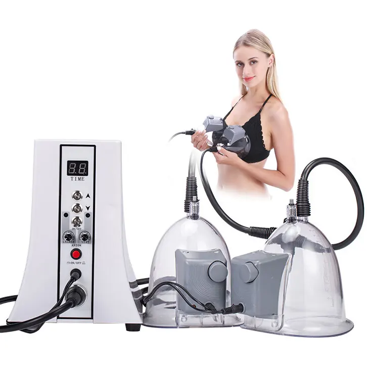 

Vacuum Therapy Massager Machine For Breast Augmentation & Buttcock Boobs Enlargement - Guasha Slimming Lymphatic Drainage Device