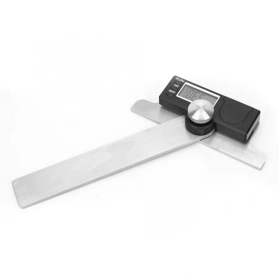 

Stainless Steel Digital Protractor Goniometer 0-180 Degree Electric Angle Finder Digital Angle Ruler 0.01 Degree