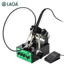 LAOA 60 Вт паяльная станция паяльник горячий воздушный пистолет форсунки для сварщика тепловой сварки распайки ремонтная машина паяльная станция
