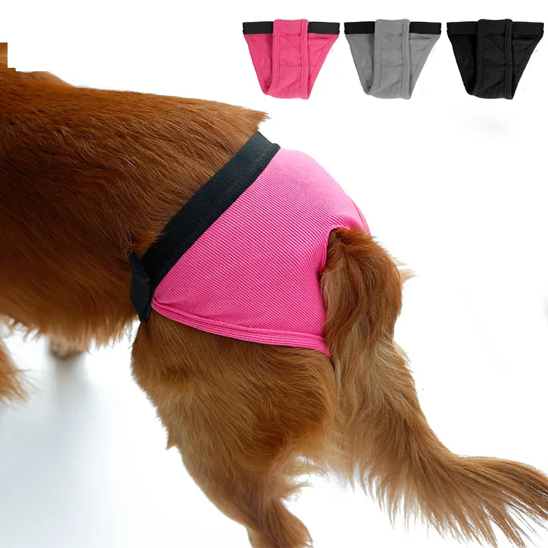 

Pet Dog Health Physiological Pants Female Underwear Diaper Small Large Dog Sanitary Pantie Shorts Black Gray Rose XS to XXL size
