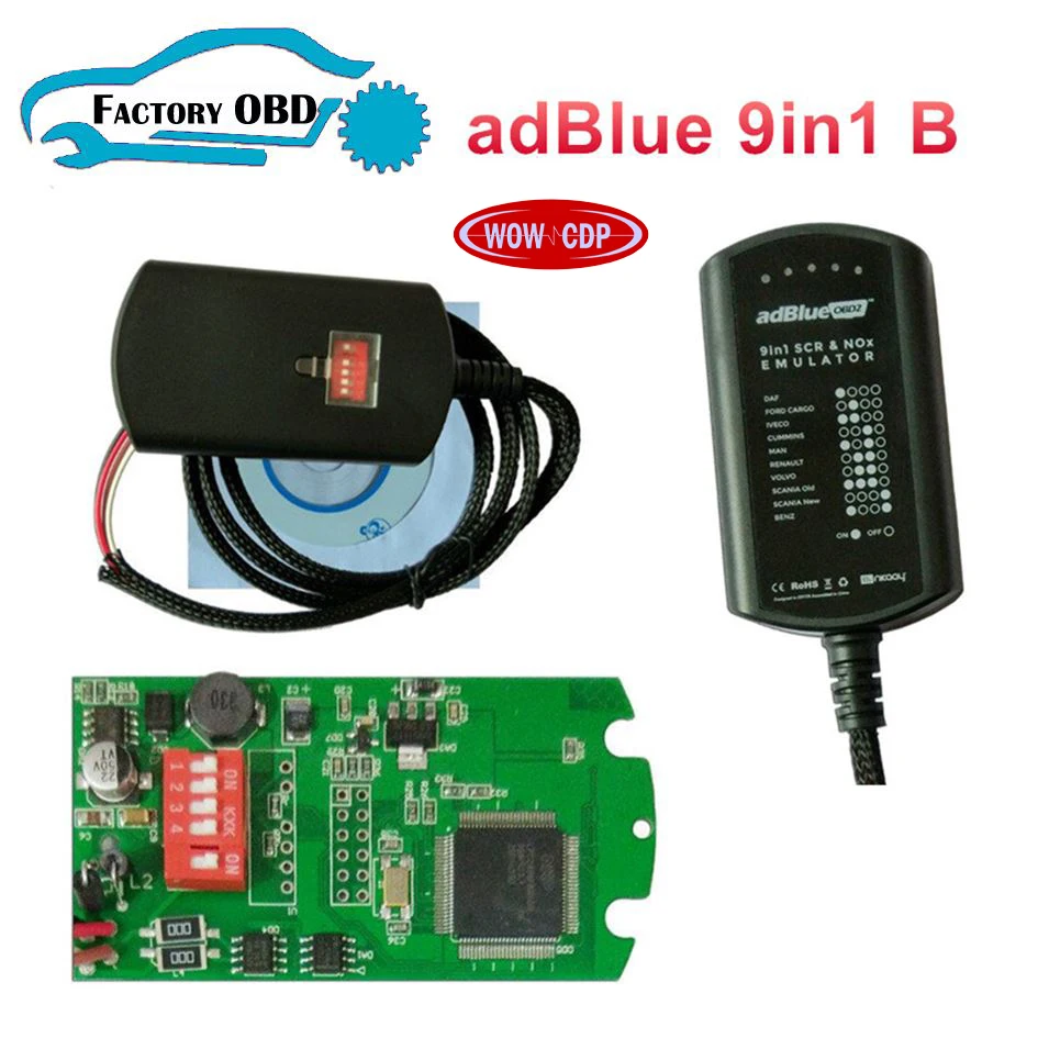 Prix pour 20 pcs DHL livraison Adblue 9 EN 1 Adblue Émulateur AdBlue Émulation Camions De Diagnostic Interface PAS BESOIN D'AUCUN LOGICIEL 9in1 Prix pour 20 pcs DHL livraison Adblue 9 EN 1 Adblue Émulateur AdBlue Émulation Camions De Diagnostic Interface PAS BESOIN D'AUCUN LOGICIEL 9in1
