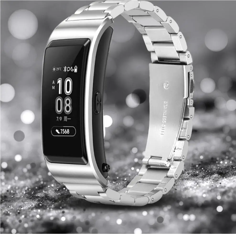 

factory For Huawei B5 Smart Watch Strap Metal Stainless Steel Watchband Bracelet for Huawei Smart Watch B3 Wristband