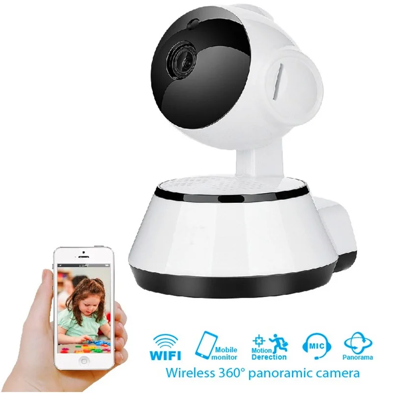

Home Security IP Camera Wireless Smart WiFi Camera HD Mini Two Way Intercom Audio Record Surveillance Monitor CCTV Camera