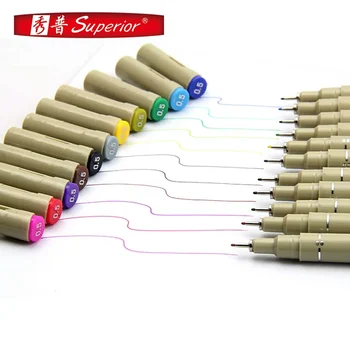 

Superior 12 Colors Sketch Markers Comic Pen Fine Line Drawing Graphic Art Marker Pen for Drawing Manga Anime Art Supplies