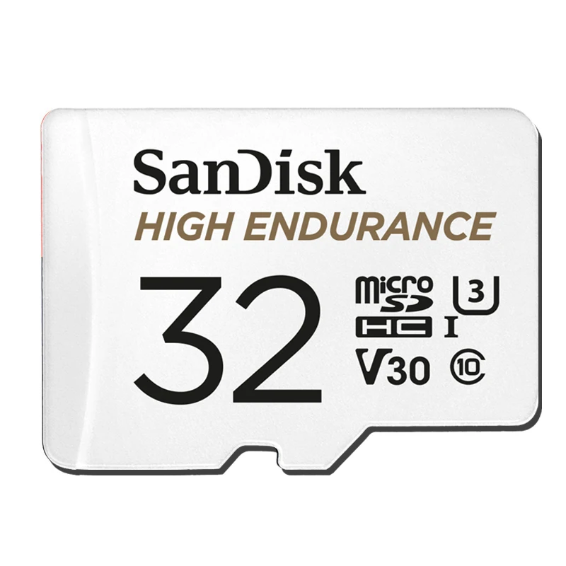 Двойной Флеш-накопитель SanDisk Memory Card с высокой износостойкостью видео показвыаться на 32GB 64GB MicroSD карты SDHC/SDXC C10 100 МБ/с. карты памяти для видео наблюдения - Емкость: 32 Гб
