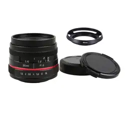 35 мм F1.6 руководство Широкий формат объектив для Olympus Panasonic Micro 4/3 M4/3 EP5 GH5 GH4 GX7 GX8 GX85 OM-D E-M5/II E-M1/II E-M10 II/III