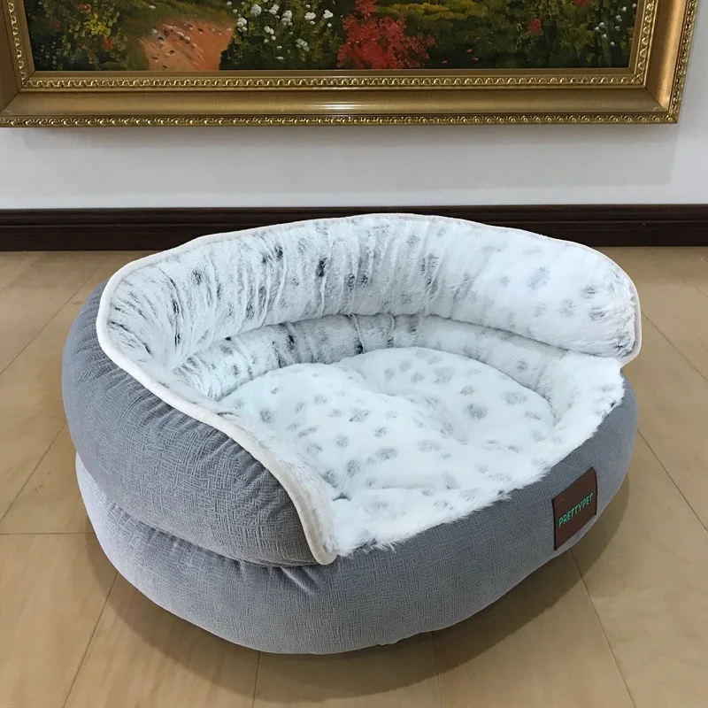 

Autumn and winter Thick warm cat dog bed Plush Dog Beds For Small Dogs Beds Nest Sleep For Dogs Pets Bed Cushions Pet Home