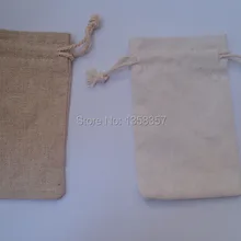 100 шт./лот джута/Лен Шнурок Подарочные пакеты для Ipad/Ювелирная упаковка, Размеры на заказ, различные цвета