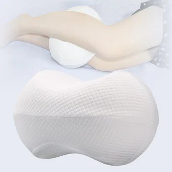 

Memory Foam Knee Pillow Leg Positioner Pillows For Side Sleepers Back Relief Sciatic Pain With Zippered Washable Cover