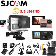 Оригинальная Спортивная Экшн-камера SJCAM SJ6 Legend NTK96660, 4K HD, 2 дюйма, сенсорный экран, водонепроницаемая Спортивная экшн-камера, 32 ГБ, SD-карта в по...