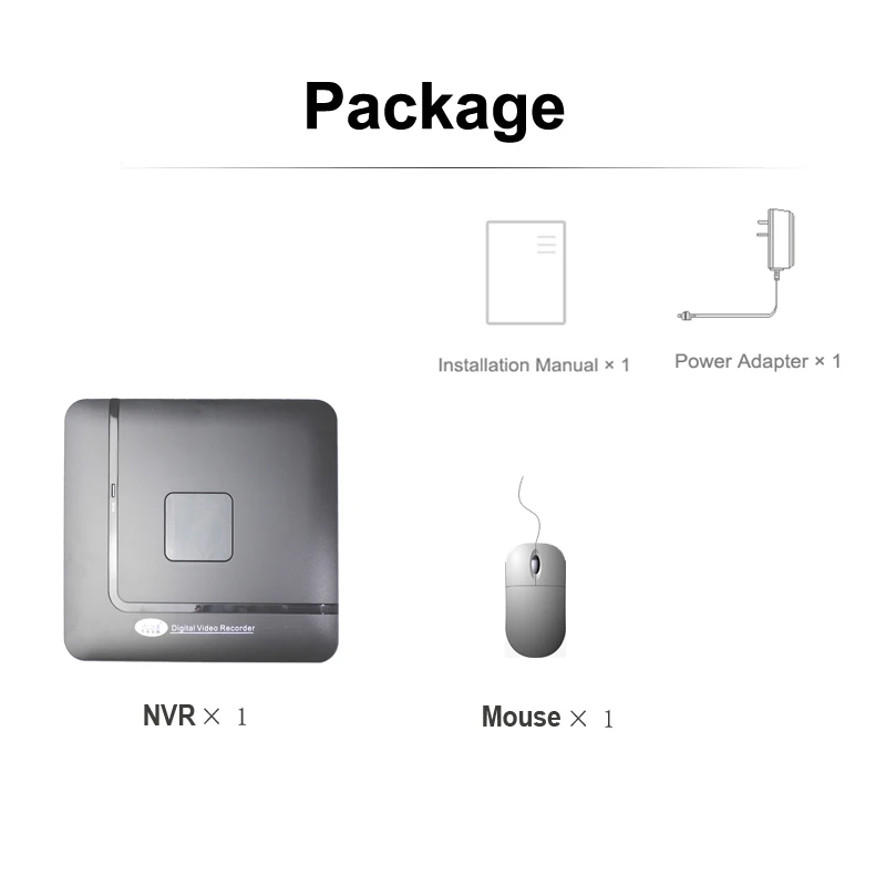 Мини NVR 4CH 8CH H265+ ONVIF 2,0 рекордер 4 канала 8 каналов для ip-камеры NVR система видеонаблюдения HD H265 CCTV NVR