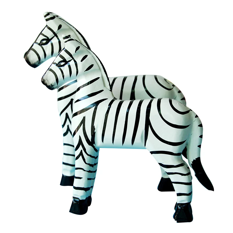 zebra figurines for home