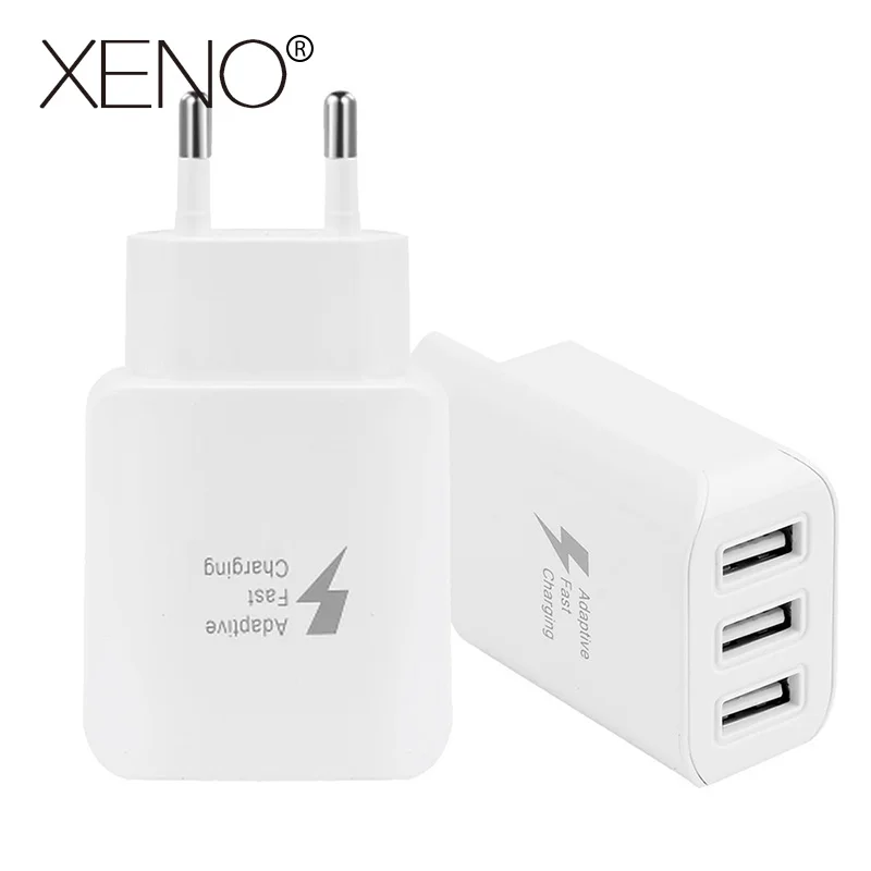 

Quick Charge 3.0 Fast Mobile Phone Charger EU Plug Wall USB Charger Adapter Charging for xiaomi mi 8 pro 3Port usb charging dock