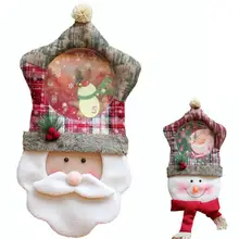 Christmas Decoration For home Snowman Santa Claus wall clock Christmas Decorations China Ornaments Xmas Gift Navidad S3
