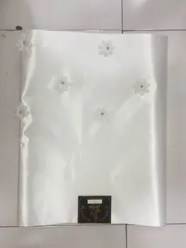 

Wholesale sego headtie with flower and bead Applique Design African Sego Gele 2Pieces/Set Shinning Strong Nigerian Headtie 2018