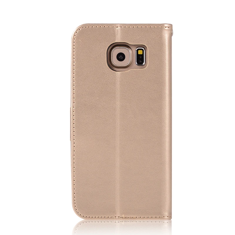 Кожаный чехол книжка с бумажником для Samsung Galaxy S6 S 6 G920 SM G920F G920I G920FD G9200 G920S G920T G920P G920V