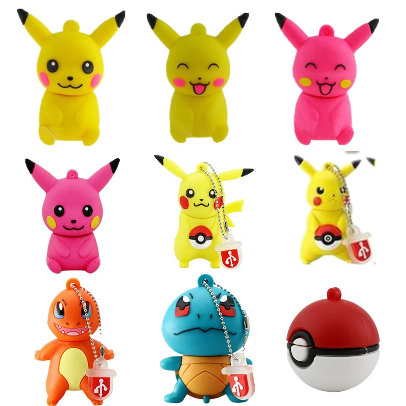 

Cartoon Poke Ball Usb Flash Drive Cute Pokemon Model Pocket Monster Pen Drive U Disk Memory Stick Hot Gift 64GB 32GB 16GB 8GB 4G