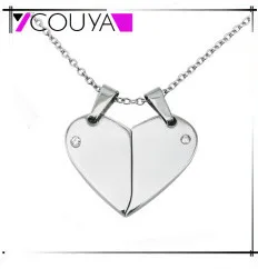 COUYA Lovers настраиваемый Dogtag может лазерить различные узоры текст праздничные подарки серебряные ювелирные изделия из нержавеющей стали