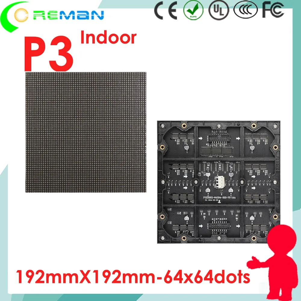 Специальная цена rgb smd p3 светодиодный модуль экрана smd2121/внутренний СВЕТОДИОДНЫЙ