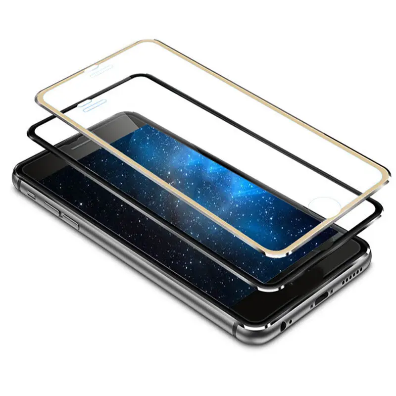 Защитное стекло 6D закаленное Стекло для iphone 6 Стекло для iphone X 6s 7 8 плюс Стекло Экран протектор полная изогнутый Титан границы 9 H для iphone 7