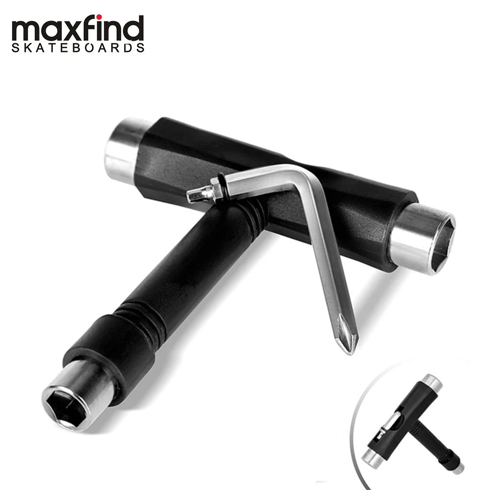 

Wholesale New Black T Skateboard Roller Skate Heavy Duty Multi T Tool