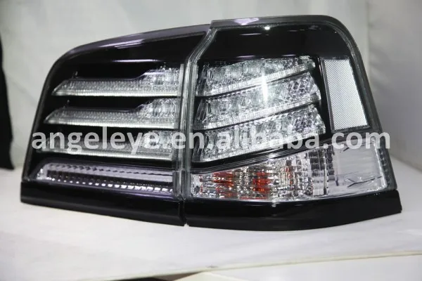 Для Lexus LX570 светодиодный задний фонарь 2012- год чёрное Дымовое средство Корпус прозрачные линзы LZ
