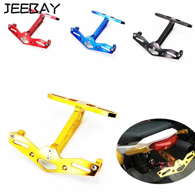 

Can be installed turn signal Motorcycle License Plate Bracket CNC Aluminum License Frame Number Plate Mount Frame Accessories