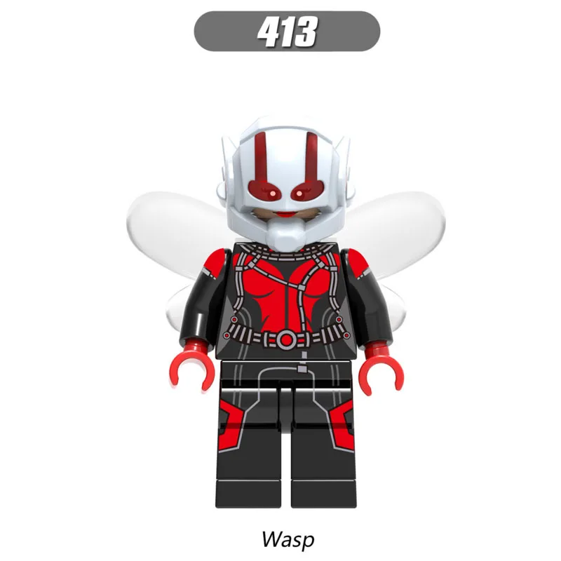 

Single Sale Super Heroes Star Wars 413 Wasp Model Mini Building Blocks Figure Bricks Toys kids gifts Compatible Legoed Ninjaed