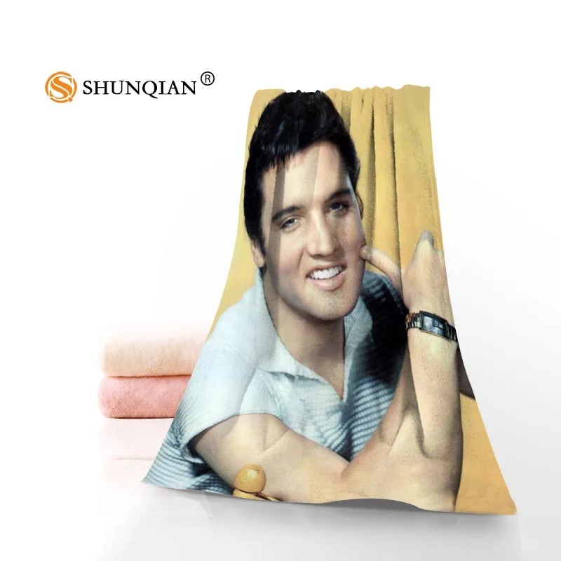 

New Custom Elvis Towel Printed Cotton Face/Bath Towels Microfiber Fabric For Kids Men Women Shower Towels