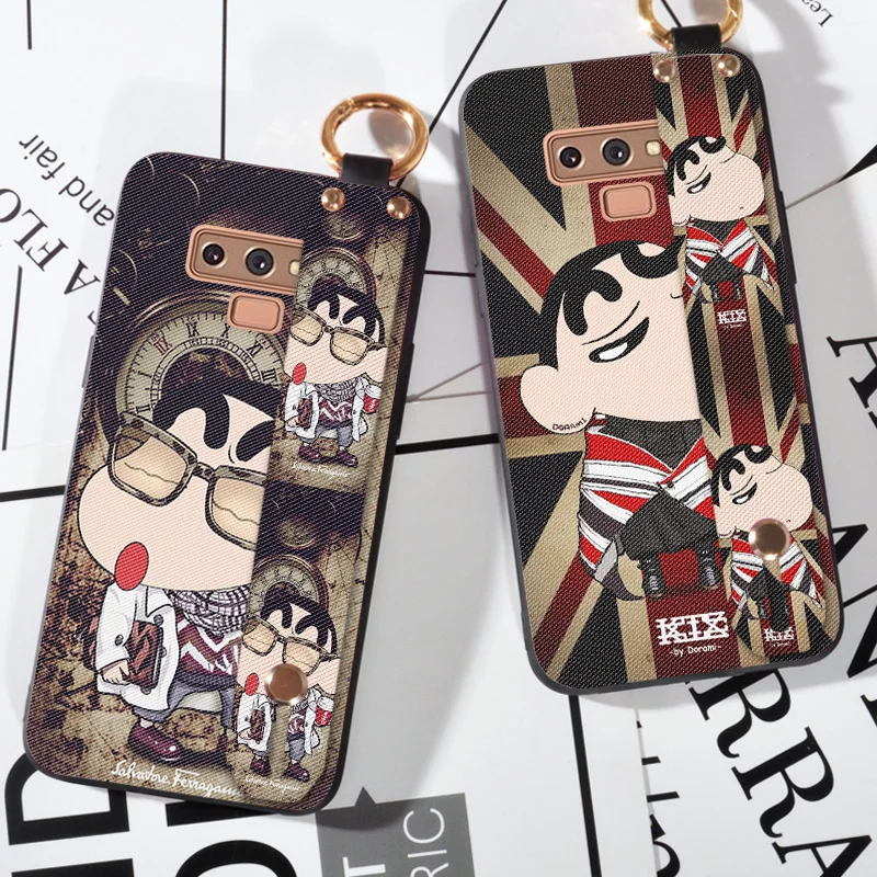 

Ring Stand Silicone Case For Samsung Galaxy S6 S7 Edge Plus Funny Boy Hand Strap Cover For Samsung Note 3 Neo 4 5 8 9 Capa