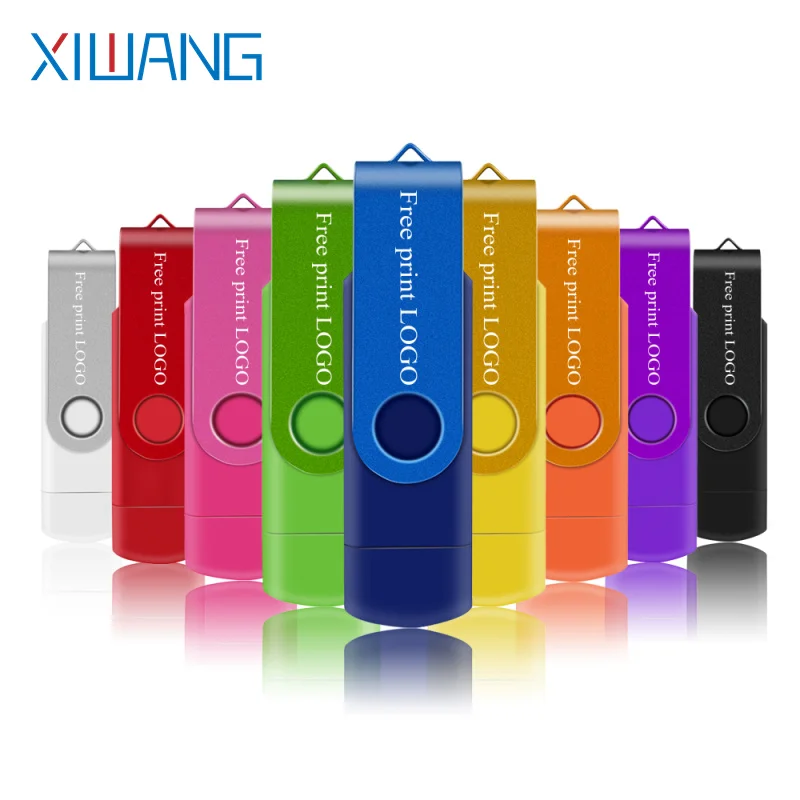 

Pen Drive 128gb Memory Stick 64gb 8gb 4gb Metal OTG Pendrive 16gb Metal Usb Flash Drive 32gb Double Application Free Custom Logo