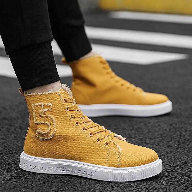 DEKABR 2019 Hot Men Shoes Fashion Men Boots Summer Footwear For Man New High Top Canvas Casual Shoes Men Zapatos De Hombre DEKABR 2019 Hot Men Shoes Fashion Men Boots Summer Footwear For Man New High Top Canvas Casual Shoes Men Zapatos De Hombre