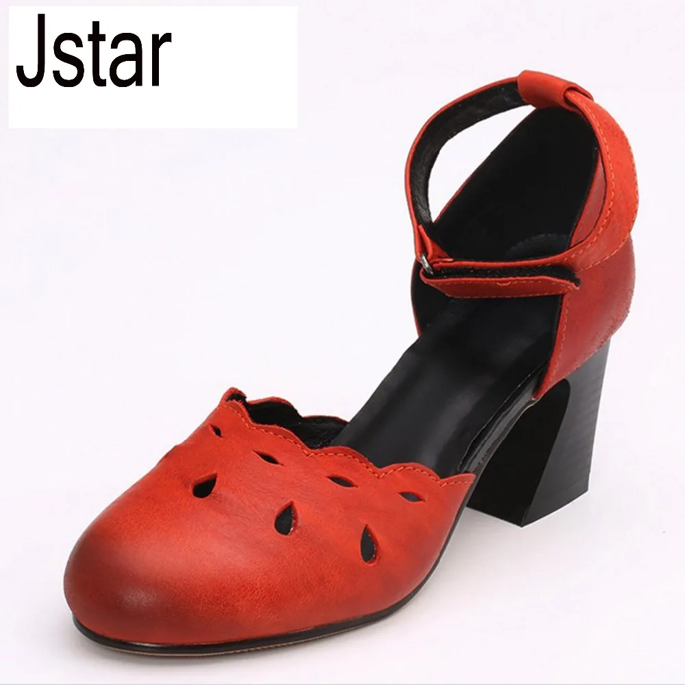 

2017 new fashion black red  Retro Women's  Casual Single pumps heel Spring Autumn shoes woman  high quality Lotus leaf  Hot Sale