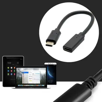 

Durable Type C Extension Cable USB 3.1 Gen2 (10Gbps) USB-C Male to Female Extending Wire Extender Cord Connector Dock