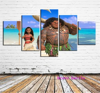 

Vaiana Maui Canvas Painting Living Room Home Decor Modern Mural Art Oil Painting